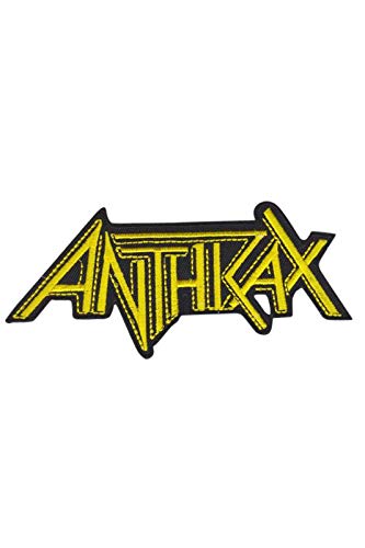 Anthrax Yellow Metal Band Aufnäher Besticktes Patch zum Aufbügeln Applique von SigitasTrading