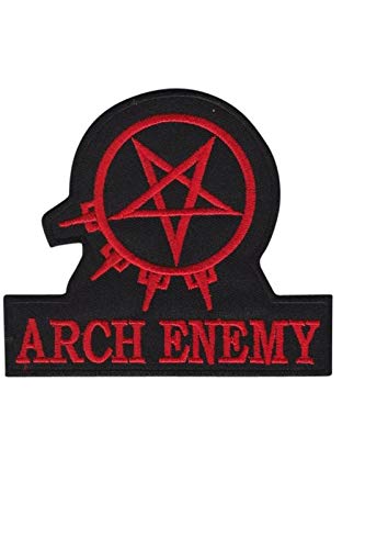 Arch Enemy Silver Aufnäher Besticktes Patch zum Aufbügeln Applique von SigitasTrading