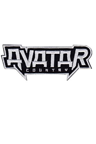 Avatar Country Silver Metalband Aufnäher Besticktes Patch zum Aufbügeln Applique von SigitasTrading