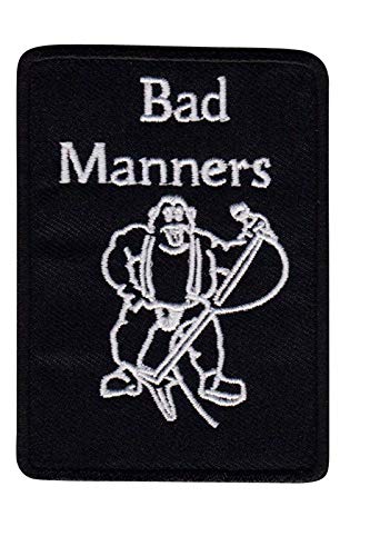 Bad Manners Skaband Aufnäher Besticktes Patch zum Aufbügeln Applique von SigitasTrading