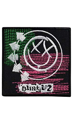 Blink 182 Smiley Smilie Aufnäher Besticktes Patch zum Aufbügeln Applique von SigitasTrading