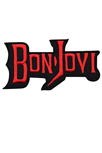 Bon Jovi Red Aufnäher Besticktes Patch zum Aufbügeln Applique von SigitasTrading