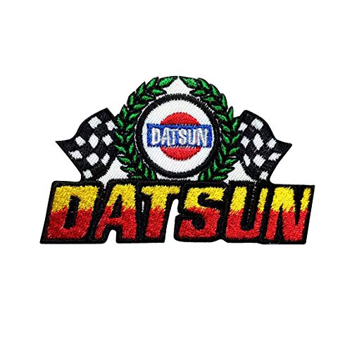 DATSUN Racing MOTORSPORT Aufnäher Besticktes Patch zum Aufbügeln Applique von SigitasTrading