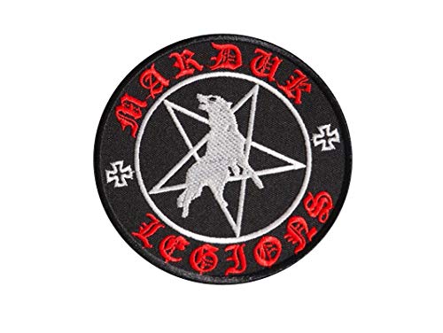 MARDUK Industrial Metal (Merchandise for Black Metal, Death Thrash Punk, Gothic etc)1 Embroidered Iron on Applique Souvenir Accessory von SigitasTrading