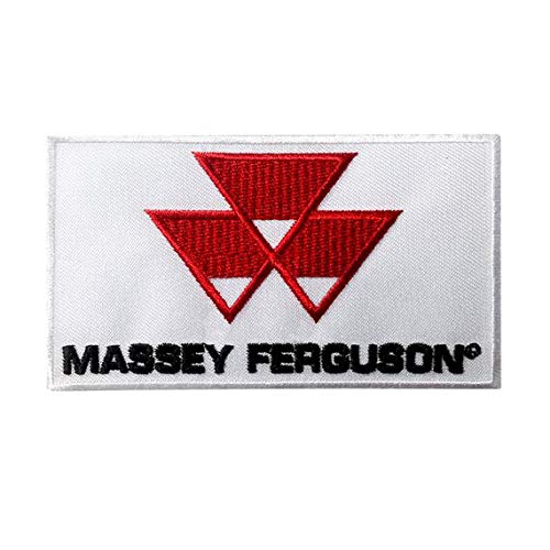 Massey Ferguson Racing Tractor Aufnäher Besticktes Patch zum Aufbügeln Applique von SigitasTrading