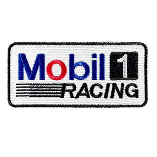 Mobil 1 Sports Racing Motorcycle F-1 Moto GP Aufnäher Besticktes Patch zum Aufbügeln Applique von SigitasTrading