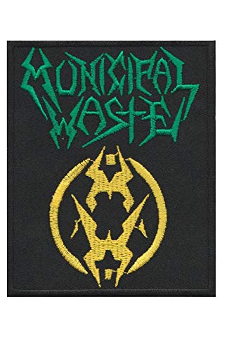 Municipal Waste Crossover Band Aufnäher Besticktes Patch zum Aufbügeln Applique von SigitasTrading