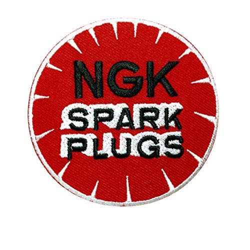 NGK T Sports Racing MOTORSPORT Aufnäher Besticktes Patch zum Aufbügeln Applique von SigitasTrading