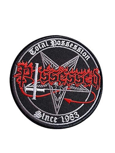 POSSESSED for fans of Industrial Metal, Black Doom Punk Rock, Death Thrash Metal1 Embroidered Iron on Applique Souvenir Accessory von SigitasTrading