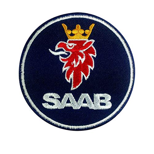 SAAB T Sports Racing Motorsport Aufnäher Besticktes Patch zum Aufbügeln Applique von SigitasTrading