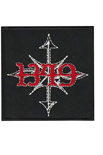 SigitasTrading 1349 Black Metal Band Aufnäher Besticktes Patch zum Aufbügeln Applique von SigitasTrading