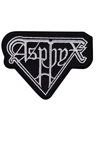 SigitasTrading Asphyx Death Doom Band Aufnäher Besticktes Patch zum Aufbügeln Applique von SigitasTrading