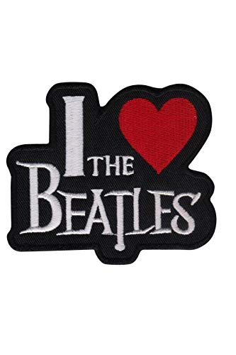 SigitasTrading Beatles I Love The Aufnäher Besticktes Patch zum Aufbügeln Applique von SigitasTrading