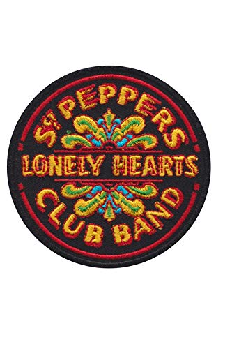 SigitasTrading Beatles SGT Peppers Lonely Hearts Club Ban Aufnäher Besticktes Patch zum Aufbügeln Applique von SigitasTrading