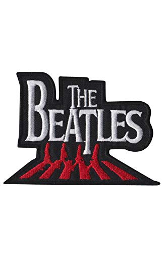 SigitasTrading Beatles The Walking On Abbey Road Red Aufnäher Besticktes Patch zum Aufbügeln Applique von SigitasTrading