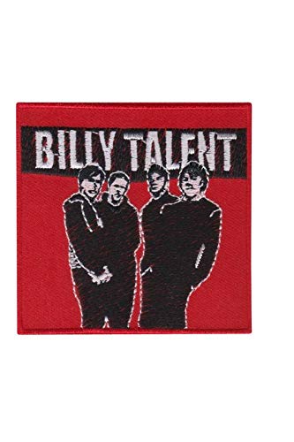 SigitasTrading Billy Talent Red Rockband Aufnäher Besticktes Patch zum Aufbügeln Applique von SigitasTrading