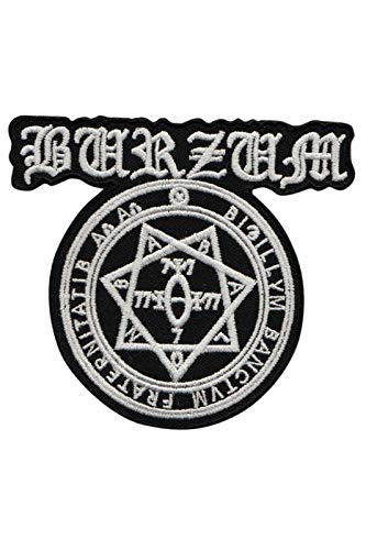 SigitasTrading Burzum Black Metal Und Dark Ambient Aufnäher Besticktes Patch zum Aufbügeln Applique von SigitasTrading