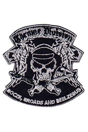 SigitasTrading Chrome Division Booze Broads and Beelzebub Heavy M Aufnäher Besticktes Patch zum Aufbügeln Applique von SigitasTrading