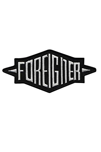 SigitasTrading Foreigner Rockband Aufnäher Besticktes Patch zum Aufbügeln Applique von SigitasTrading