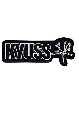 SigitasTrading Kyuss Silver Black Alternative Metal Aufnäher Besticktes Patch zum Aufbügeln Applique von SigitasTrading