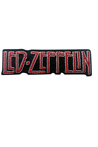 SigitasTrading Led Zeppelin Red Aufnäher Besticktes Patch zum Aufbügeln Applique von SigitasTrading