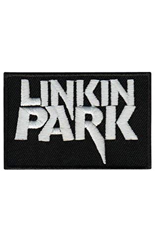 SigitasTrading Linkin Park Silver Aufnäher Besticktes Patch zum Aufbügeln Applique von SigitasTrading