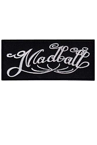 SigitasTrading Madball Hardcore Punk Band Silver Aufnäher Besticktes Patch zum Aufbügeln Applique von SigitasTrading