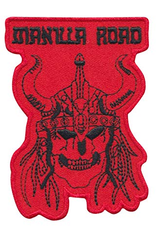 SigitasTrading Manilla Road Epic Metal Band Aufnäher Besticktes Patch zum Aufbügeln Applique von SigitasTrading