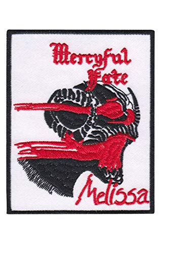 SigitasTrading Mercyful Fate Melissa Heavy Metal Ba Aufnäher Besticktes Patch zum Aufbügeln Applique von SigitasTrading