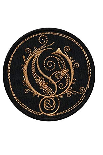 SigitasTrading Opeth Metal Band Gold Aufnäher Besticktes Patch zum Aufbügeln Applique von SigitasTrading