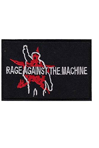 SigitasTrading Rage Against The Machine Machine_4 Aufnäher Besticktes Patch zum Aufbügeln Applique von SigitasTrading