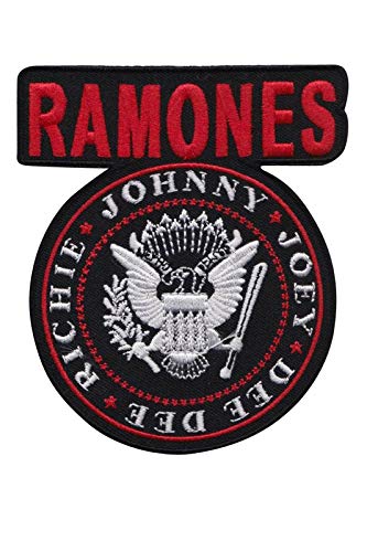 SigitasTrading Ramones Hq Round Aufnäher Besticktes Patch zum Aufbügeln Applique von SigitasTrading