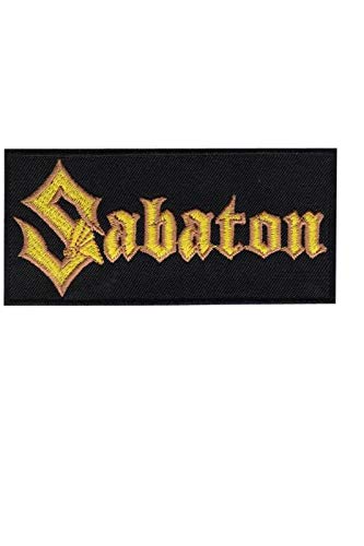 SigitasTrading Sabaton Power Metal Band Aufnäher Besticktes Patch zum Aufbügeln Applique von SigitasTrading