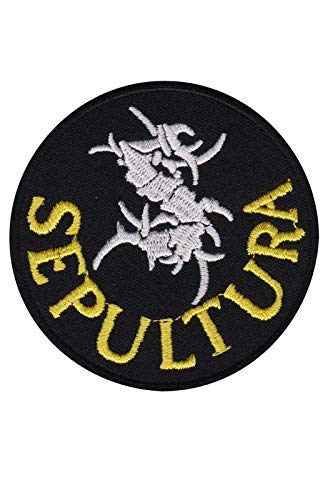 SigitasTrading Sepultura Metal Band_1 Aufnäher Besticktes Patch zum Aufbügeln Applique von SigitasTrading