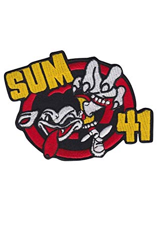 SigitasTrading Sum 41 Dance Punkrockband Hq Aufnäher Besticktes Patch zum Aufbügeln Applique von SigitasTrading