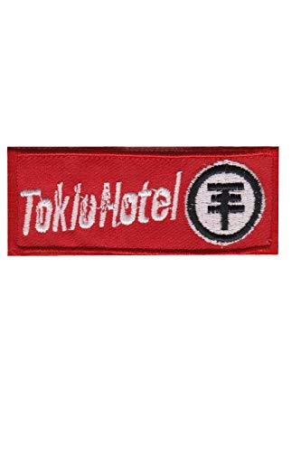 SigitasTrading Tokio Hotel Small Red Aufnäher Besticktes Patch zum Aufbügeln Applique von SigitasTrading