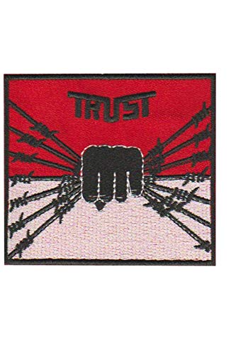 SigitasTrading Trust Rock Band Aufnäher Besticktes Patch zum Aufbügeln Applique von SigitasTrading