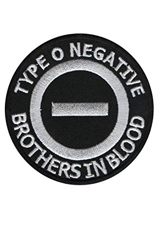 SigitasTrading Type O Negative Brothers In Blood Aufnäher Besticktes Patch zum Aufbügeln Applique von SigitasTrading