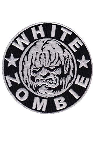 SigitasTrading White Zombie Metal Band Aufnäher Besticktes Patch zum Aufbügeln Applique von SigitasTrading