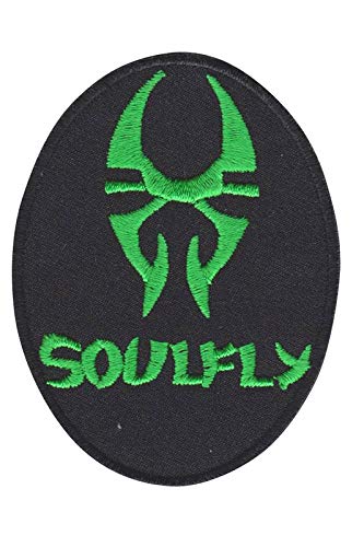 Soulfly Metal Band_1 Aufnäher Besticktes Patch zum Aufbügeln Applique von SigitasTrading