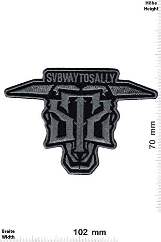 SigitasTrading Subway To Sally Logo Folk Metal Aufnäher Besticktes Patch zum Aufbügeln Applique von SigitasTrading