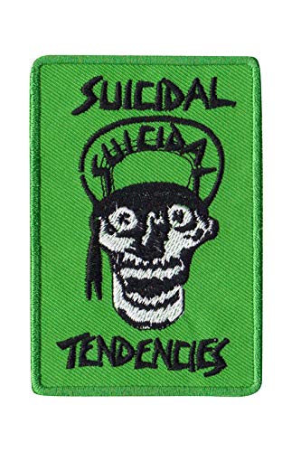 Suicidal Tendencies Green Hard Aufnäher Besticktes Patch zum Aufbügeln Applique von SigitasTrading