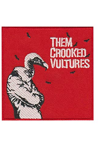 Them Crooked Vultures Hard R Aufnäher Besticktes Patch zum Aufbügeln Applique von SigitasTrading