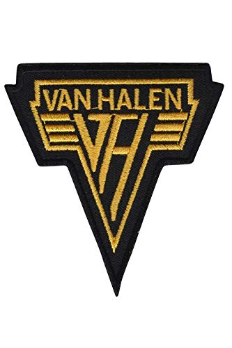 Van Halen Gold Hard Rock Band_1 Aufnäher Besticktes Patch zum Aufbügeln Applique von SigitasTrading