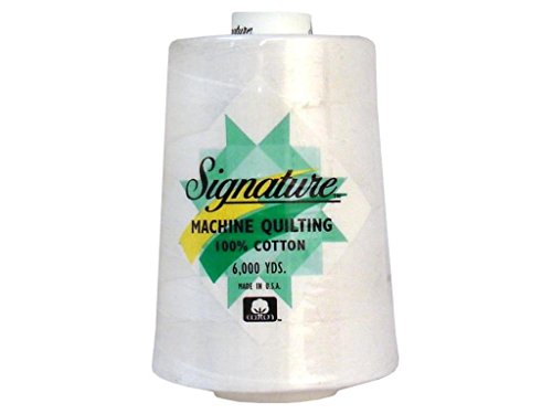 Signature Gewinde sig48.1 100% CTN Quilt Gewinde 6000yd weiß 100% ctnqltthrd6000white von Signature