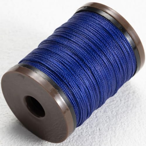 0,4 mm Polyester Lederfäden, Wachsfaden Cord für Lederhandwerk Leder Nähgarn Garn für Handwerk, Nähen, Buchbinden, Schmuck, Häkeln Und Die Buchbinder Nähfäden von SiiRo