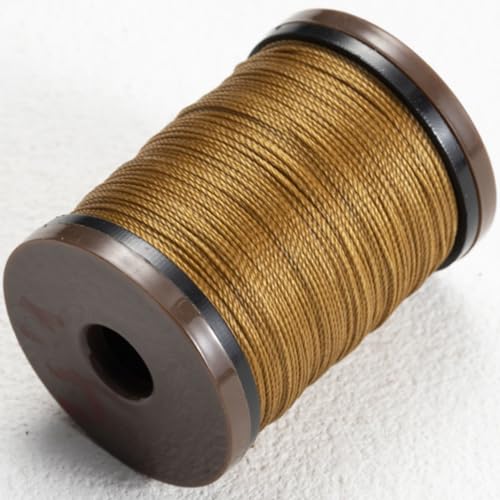 0,4 mm Polyester Lederfäden, Wachsfaden Cord für Lederhandwerk Leder Nähgarn Garn für Handwerk, Nähen, Buchbinden, Schmuck, Häkeln Und Die Buchbinder Nähfäden von SiiRo