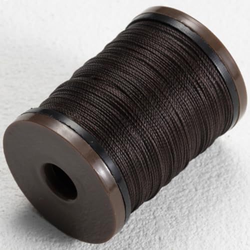 0,4 mm Polyester Lederfäden, Wachsfaden Cord für Lederhandwerk Leder Nähgarn Garn für Handwerk, Nähen, Buchbinden, Schmuck, Häkeln Und Die Buchbinder Nähfäden von SiiRo