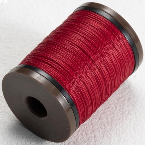 0,4 mm Polyester Lederfäden, Wachsfaden Cord für Lederhandwerk Leder Nähgarn Garn für Handwerk, Nähen, Buchbinden, Schmuck, Häkeln Und Die Buchbinder Nähfäden von SiiRo