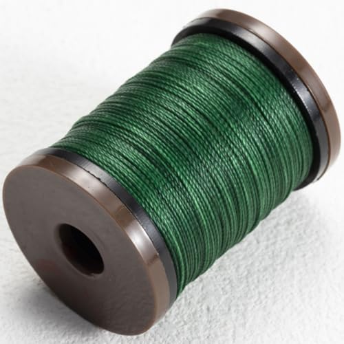 0,4 mm Polyester Lederfäden, Wachsfaden Cord für Lederhandwerk Leder Nähgarn Garn für Handwerk, Nähen, Buchbinden, Schmuck, Häkeln Und Die Buchbinder Nähfäden von SiiRo